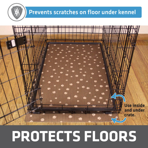 Tucker Murphy Pet™ Lauren Dog Crate Mat, Kennel Liner Absorbent